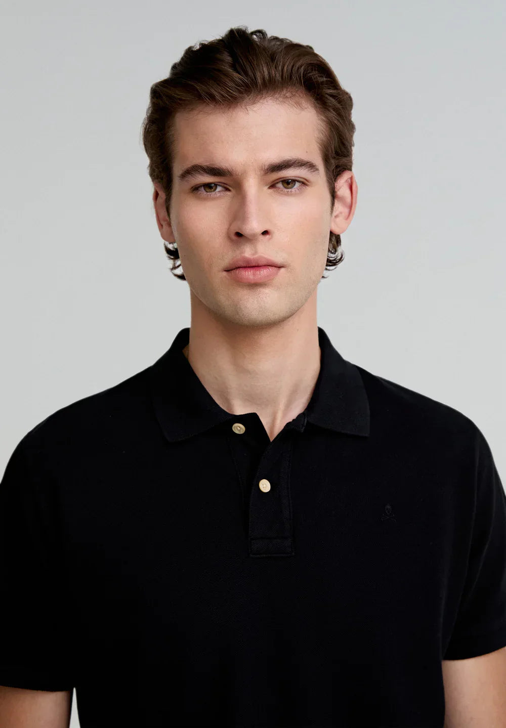 BLACK LUXURIOUS POLO-SHIRT