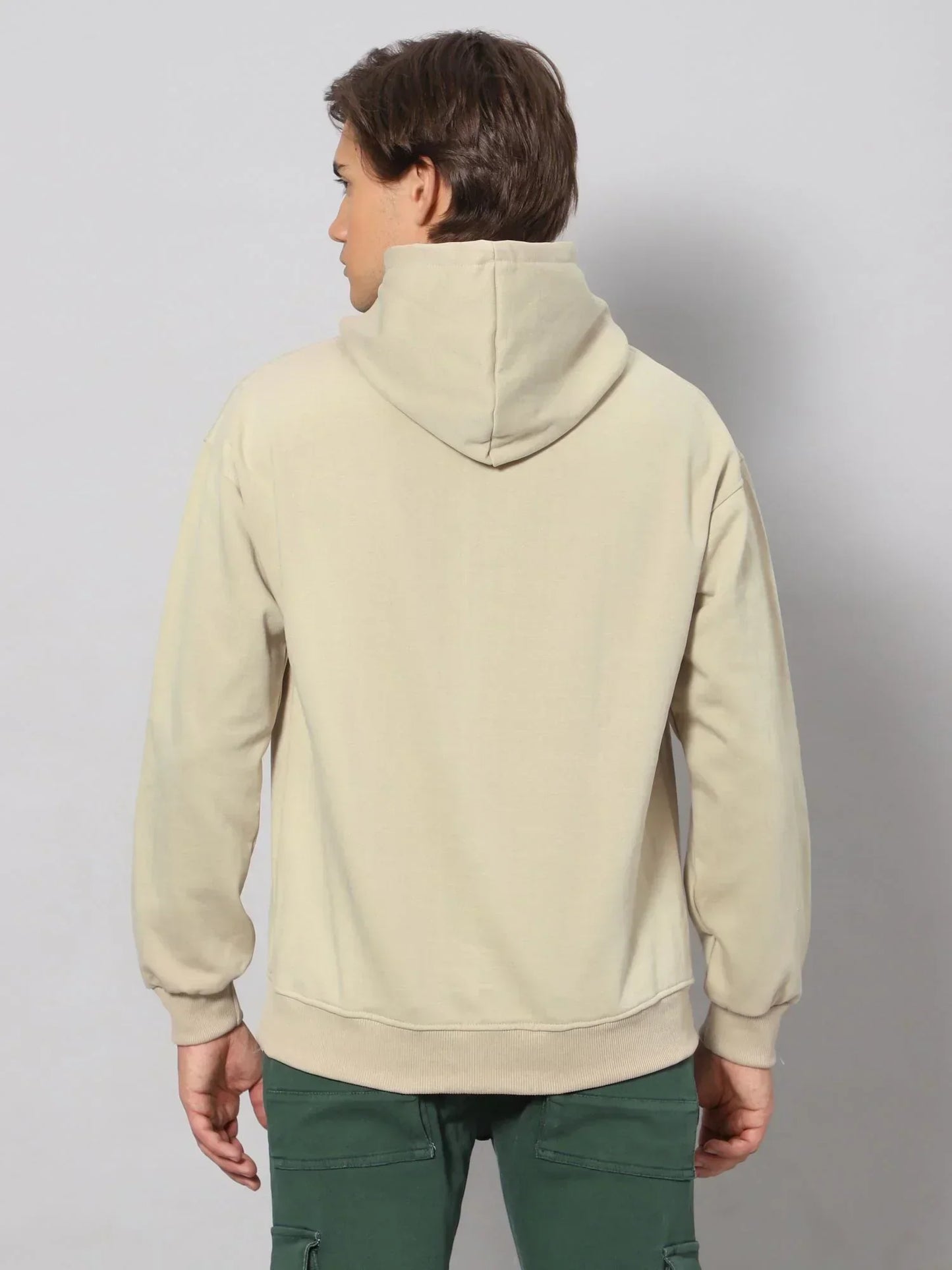 Sand Heavy Fleeced Hoodie PullOver