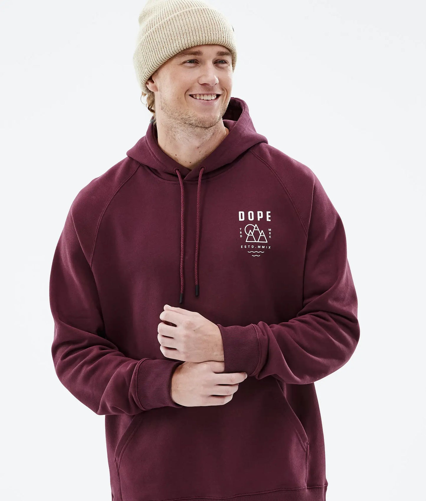 Swiss Maroon Heavy Fleeced Hoodie