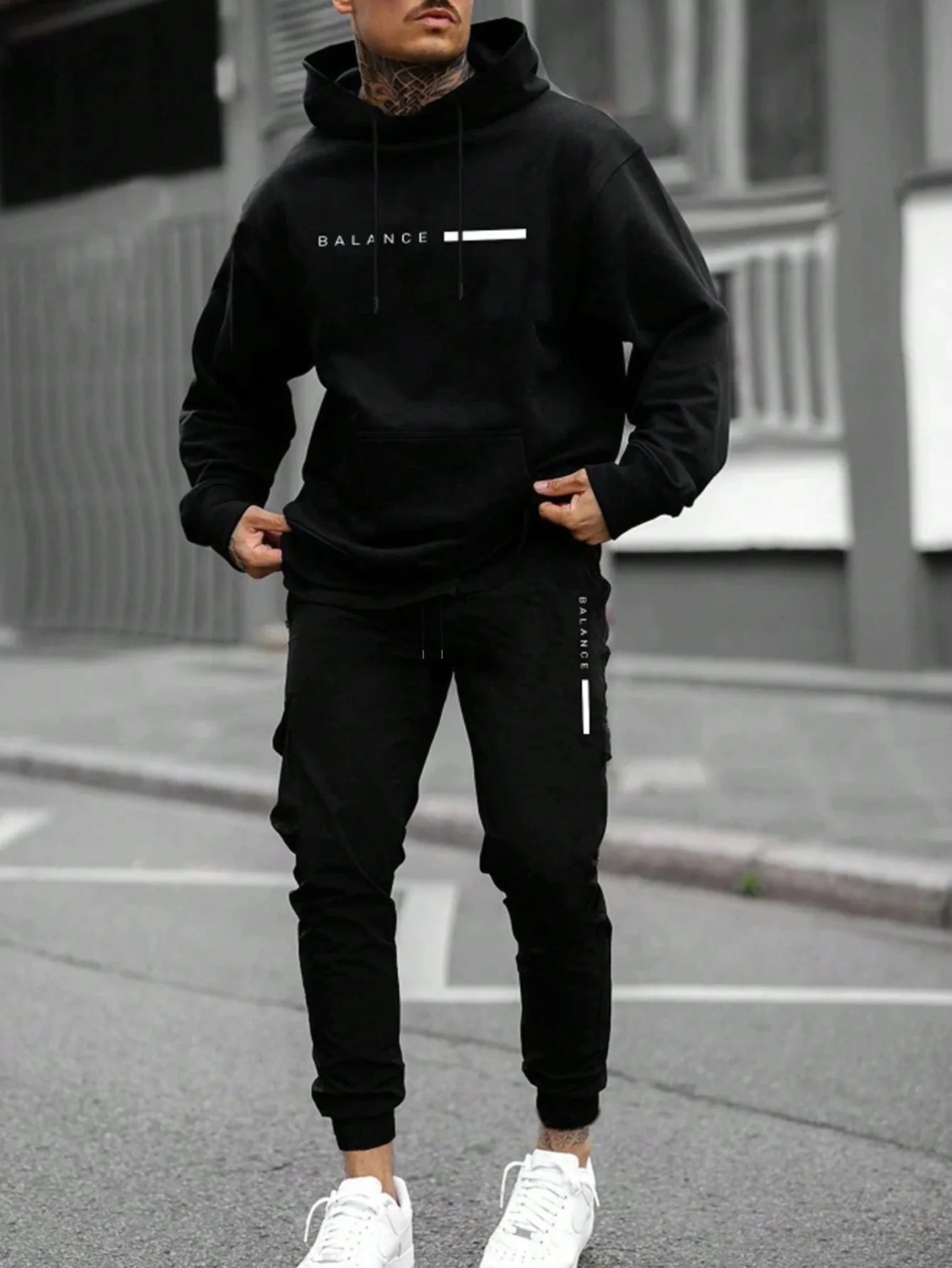 Tracksuit Suit High-Quality Comfortable Casual Pullover