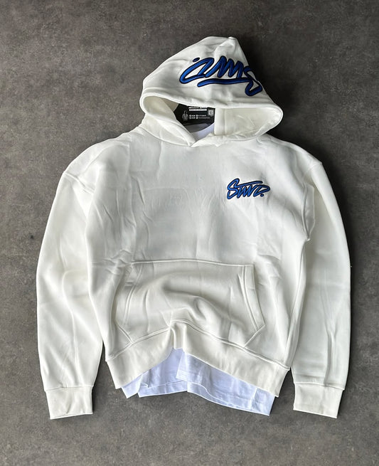 Artwork Embroidery Pullover Hoodie