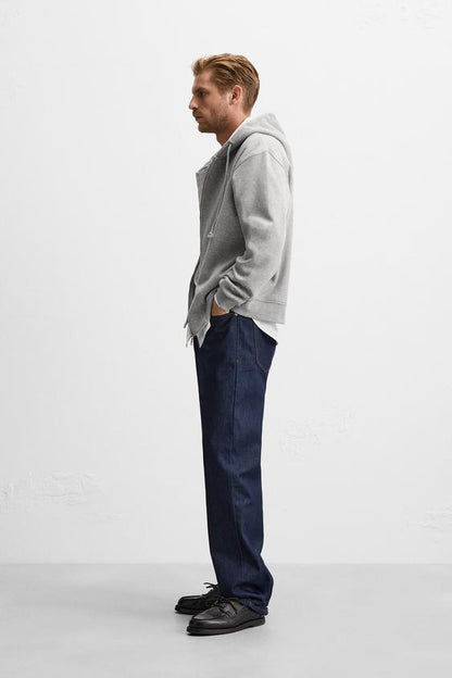 Zipper Hooded Luxury Look