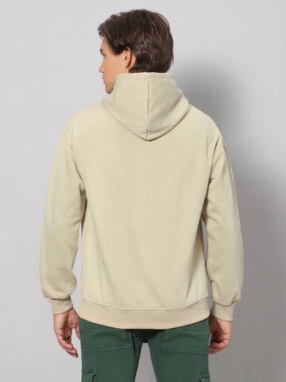 Sand Heavy Fleeced Hoodie PullOver
