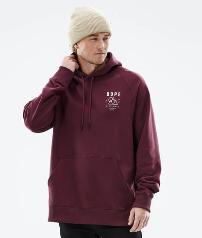 Swiss Maroon Heavy Fleeced Hoodie