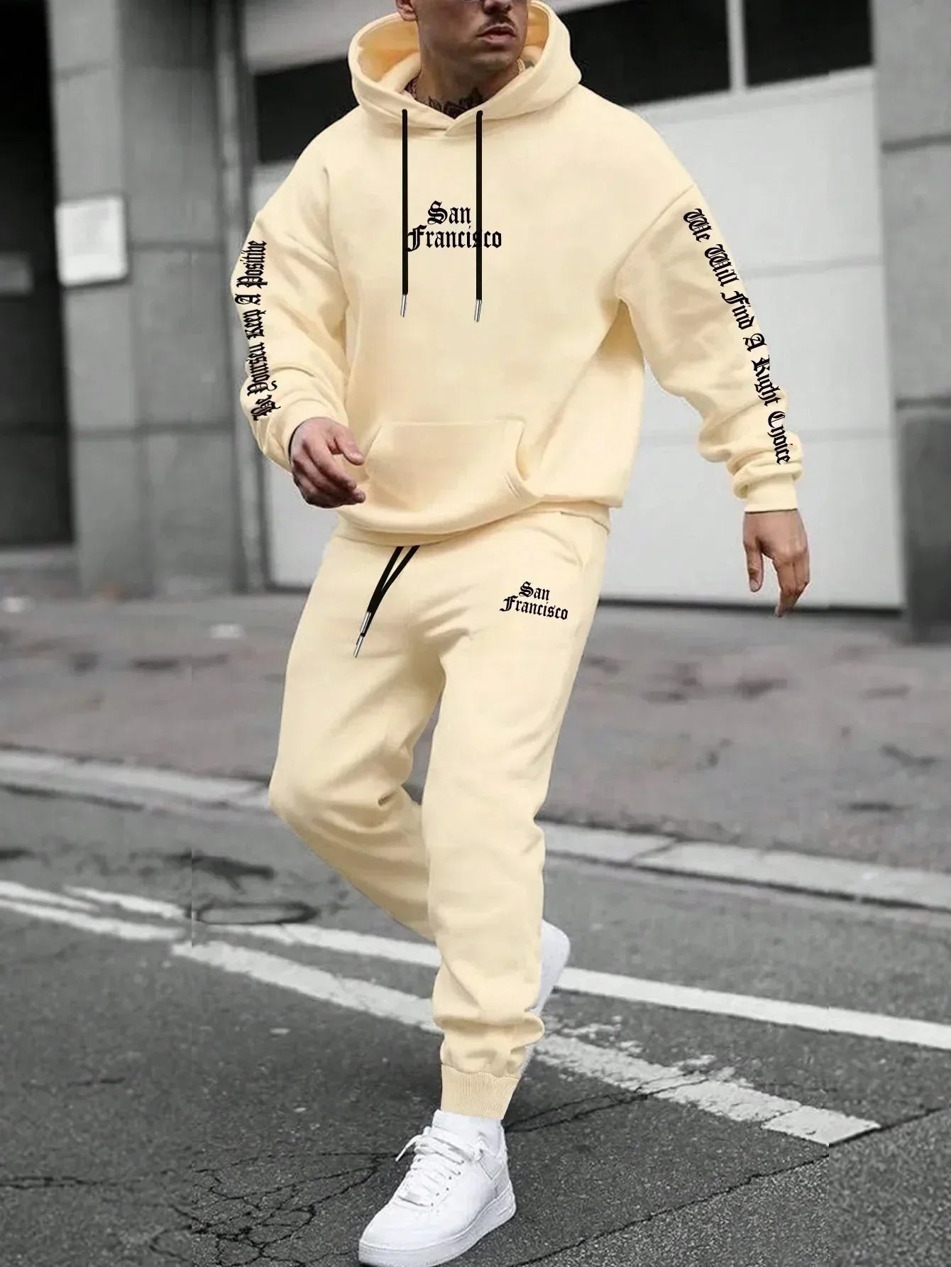 Tracksuit Suit High-Quality Comfortable Casual Pullover