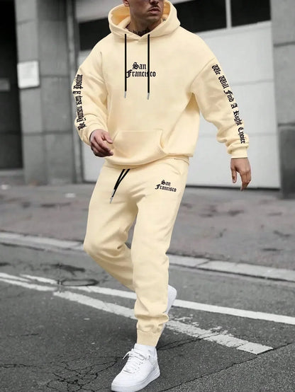 Tracksuit Suit High-Quality Comfortable Casual Pullover