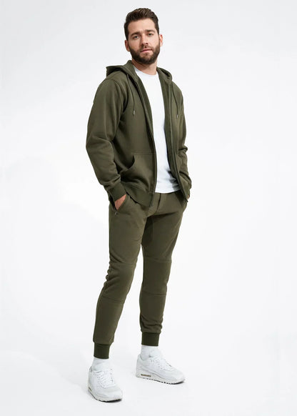 Military Green Premium Zipper Hood