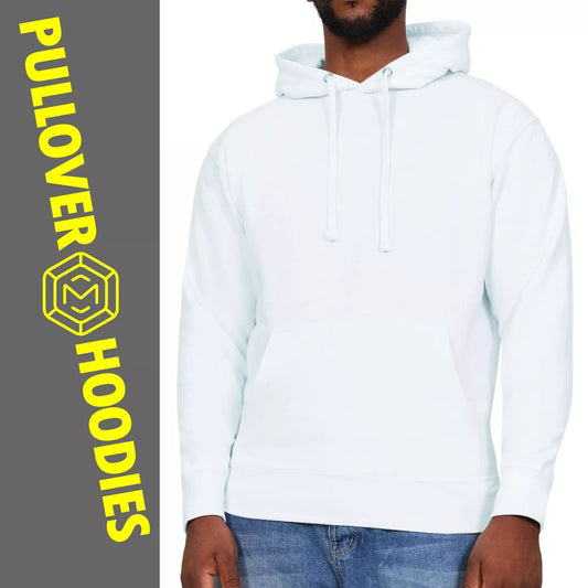 White Hoodie Fleeced